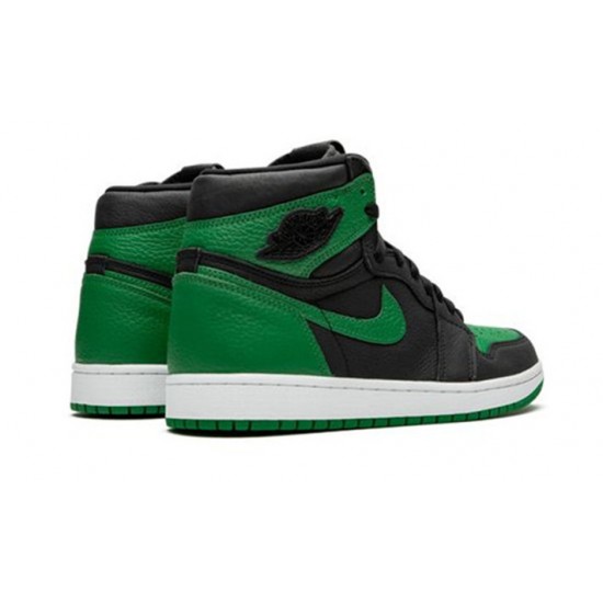 Stockx Nike Jordan 1 High Pine Green BLACK Shoes 555088 030