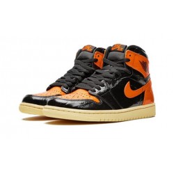 Stockx Nike Jordan 1 High Shattered Backboard BLACK Shoes 555088 028