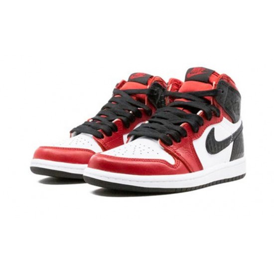 Stockx Nike Jordan 1 High Snake Chicago Satin GYM RED GYM RED Shoes CU0449 601