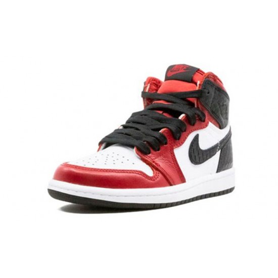 Stockx Nike Jordan 1 High Snake Chicago Satin GYM RED GYM RED Shoes CU0449 601