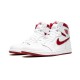 Stockx Nike Jordan 1 High Metallic Red WHITE Shoes 555088 103