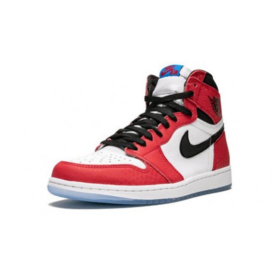 Stockx Nike Jordan 1 High Spiderman GYM RED GYM RED Shoes 555088 602