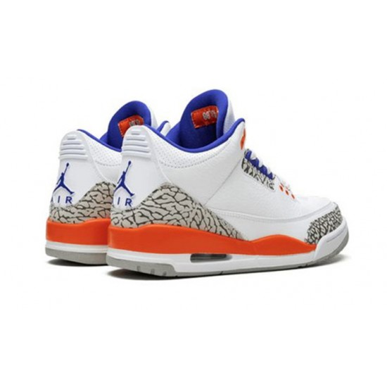 Stockx Nike Jordan 3 Knicks WHITE Shoes 136064 148