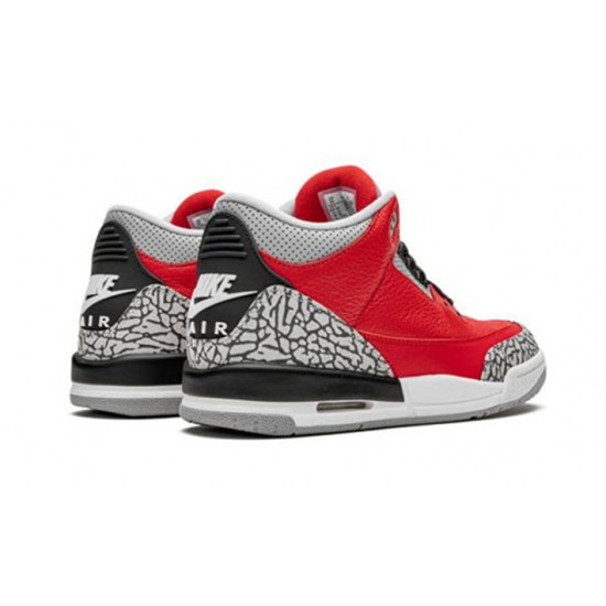 Stockx Nike Jordan 3 Red Cement VARSITY RED Shoes CQ0488 600