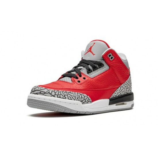 Stockx Nike Jordan 3 Red Cement VARSITY RED Shoes CQ0488 600