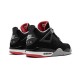 Stockx Nike Jordan 4 Bred BLACK/CEMENT  GREY BLACK Shoes 308497 060