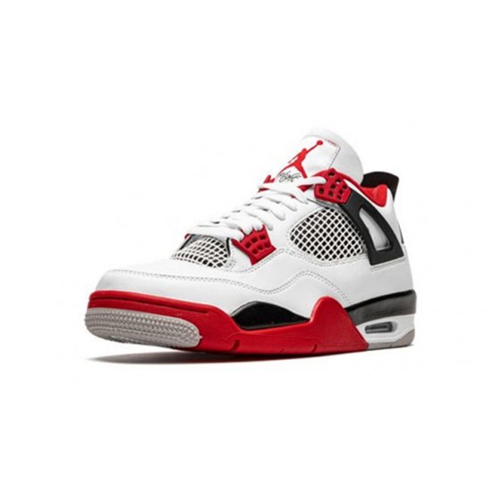 Stockx Nike Jordan 4 Fire Red WHITE Shoes DC7770 160