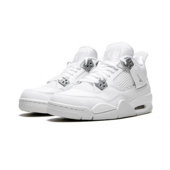 Stockx Nike Jordan 4 Pure Money WHITE Shoes 408452 100