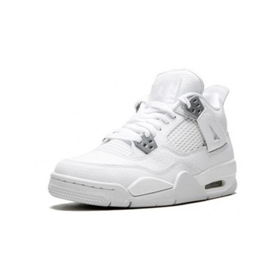 Stockx Nike Jordan 4 Pure Money WHITE Shoes 408452 100