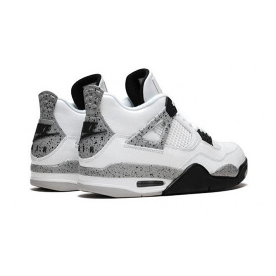 Stockx Nike Jordan 4 White Cement WHITE Shoes 840606 192