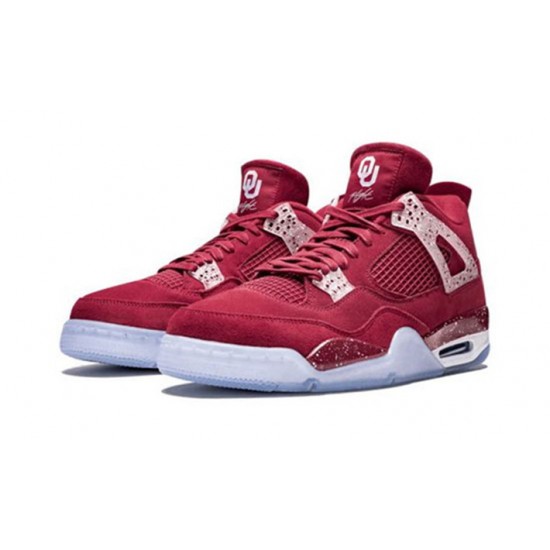 Stockx Nike Jordan 4 Retro Oklahoma Sooners TEAM CRIMSON TEAM CRIMSON Shoes AJ4 904282