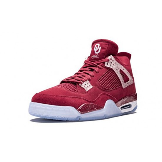 Stockx Nike Jordan 4 Retro Oklahoma Sooners TEAM CRIMSON TEAM CRIMSON Shoes AJ4 904282