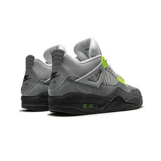 Stockx Nike Jordan 4 Neon COOL GREY Shoes CT5342 007