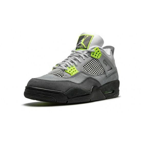 Stockx Nike Jordan 4 Neon COOL GREY Shoes CT5342 007