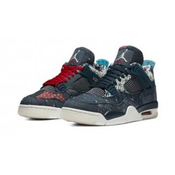 Stockx Nike Jordan 4 Sashiko DEEP OCEAN Shoes CW0898 400