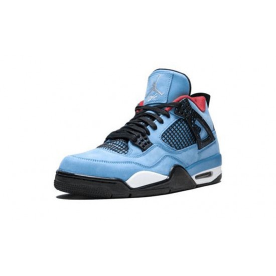 Stockx Nike Jordan 4 Cactus Jack University Blue/Varsity Red University Blue Shoes 308497 406