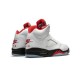 Stockx Nike Jordan 5 Fire Red TRUE WHITE Shoes DA1911 102