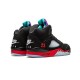 Stockx Nike Jordan 5 Grape Fire Red BLACK Shoes CZ1786 001