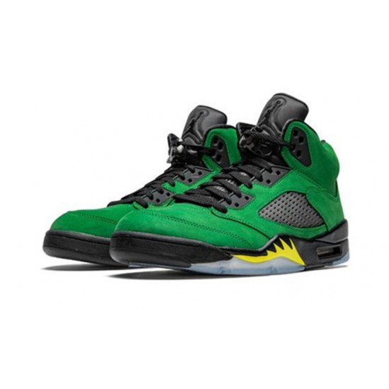 Stockx Nike Jordan 5 Oregon APPLE GREEN Shoes CK6631 307