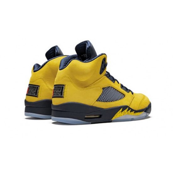 Stockx Nike Jordan 5 Michigan AMARILLO Shoes CQ9541 704