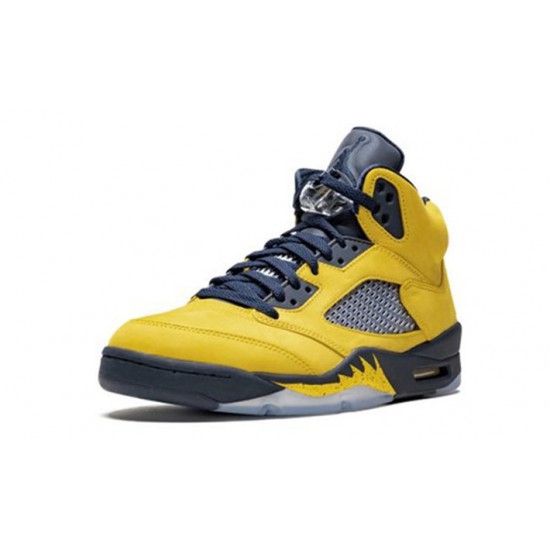 Stockx Nike Jordan 5 Michigan AMARILLO Shoes CQ9541 704